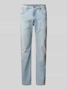 Levi's® Tapered Fit Jeans im 5-Pocket-Design Modell '502™' in Jeansbla...