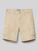 Jack & Jones Regular Fit Bermudas mit Cargotaschen in Camel, Größe 164