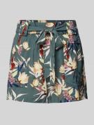 Only High Waist Shorts mit Bindegürtel Modell 'NOVA LIFE TALIA' in Sch...