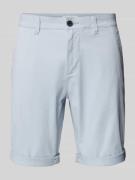Tom Tailor Denim Slim Fit Chino-Shorts in unifarbenem Design in Hellbl...