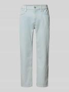 Mango Jeans mit Label-Patch in Hellblau, Größe 36
