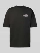 Multiply Apparel T-Shirt aus reiner Baumwolle in Black, Größe S