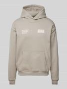 Multiply Apparel Oversized Hoodie mit Känguru-Tasche in Beige, Größe M