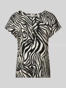 Soyaconcept T-Shirt mit Animal-Print Modell 'Marica' in Black, Größe X...