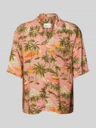 Gant Regular Fit Freizeithemd mit Allover-Muster in Pink, Größe L