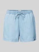 Only Regular Fit Shorts mit Tunnelzug Modell 'PEMA' in Blau, Größe XS