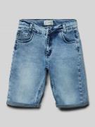 Blue Effect Regular Fit Jeansshorts mit Label-Patch in Blau, Größe 146