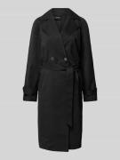 Vero Moda Outdoor Trenchcoat mit Bindegürtel Modell 'LOU' in Black, Gr...