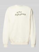 Forét Sweatshirt mit Motiv-Stitching Modell 'DREAM' in Offwhite, Größe...