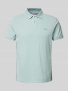 s.Oliver RED LABEL Poloshirt mit Label-Stitching in Mint, Größe L