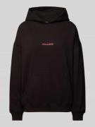 Pegador Oversized Hoodie mit Label-Print Modell 'REYNA' in Black, Größ...