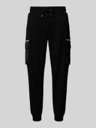 BOSS Regular Fit Sweatpants mit Cargotaschen Modell 'Larsen' in Black,...