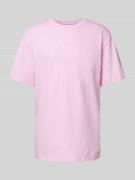 KARL KANI T-Shirt mit Label-Print in Pink, Größe M