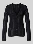 Marc O'Polo Cardigan mit Strukturmuster in Black, Größe XS