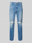 Tommy Jeans Tapered Fit Jeans im Destroyed-Look Modell 'DAD JEAN' in H...