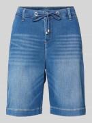 MAC Regular Fit Jeansshorts mit Tunnelzug Modell 'Jogg`n Short' in Bla...