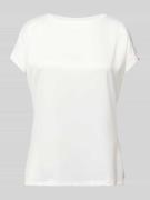 Christian Berg Woman T-Shirt aus Satin in Offwhite, Größe 36