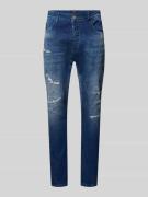 ELIAS RUMELIS Tapered fit Jeans im 5-Pocket-Design Modell 'Wenko' in B...