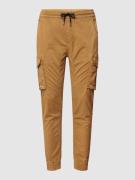 Alpha Industries Cargohose mit Label-Details Modell 'Twill' in Sand, G...