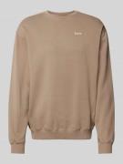 Forét Sweatshirt mit Rundhalsausschnitt in Taupe, Größe S