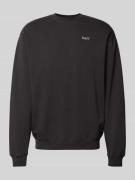 Forét Sweatshirt mit Rundhalsausschnitt in Black, Größe L