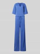 mbyM Jumpsuit in Wickel-Optik Modell 'Bradlee' in Royal, Größe L