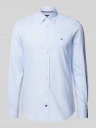 Tommy Hilfiger Tailored Business-Hemd mit Button-Down-Kragen Modell 'L...