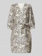 MSCH Copenhagen Knielanges Kleid mit V-Ausschnitt Modell 'Philida' in ...