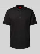 HUGO Regular Fit Poloshirt mit Label-Badge Modell 'Deabono' in Black, ...