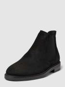 SELECTED HOMME Chelsea Boots mit flachem Absatz Modell 'BLAKE' in Blac...