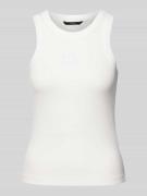 Vero Moda Tanktop in Ripp-Optik in Weiss, Größe L