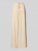 MSCH Copenhagen Wide Leg Leinenhose mit elastischem Bund Modell 'Miril...