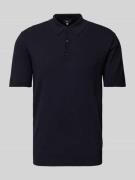 CINQUE Slim Fit Poloshirt mit Knopfleiste Modell 'NUPE' in Marine, Grö...