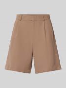 Only Shorts mit Bundfalten Modell 'BERRY' in Sand, Größe 34