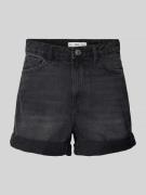 Mango Mom Fit Jeansshorts im 5-Pocket-Design Modell 'MOM80' in Black, ...