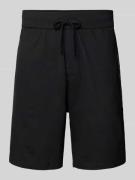 BOSS Sweatshorts mit Label-Detail Modell 'Authentic' in Black, Größe L