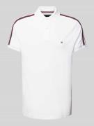 Tommy Hilfiger Regular Fit Poloshirt mit Logo-Stitching in Weiss, Größ...