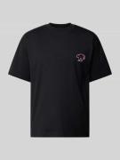 HUGO T-Shirt mit Motiv-Print Modell 'Dimonade' in Black, Größe L