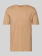 Scotch & Soda T-Shirt mit Logo-Stitching in Beige, Größe L