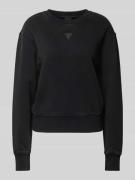 Guess Sweatshirt mit Strasssteinbesatz Modell 'BIG GUESS' in Black, Gr...