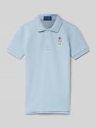 Polo Ralph Lauren Kids Poloshirt mit Logo-Stitching in Bleu, Größe 104