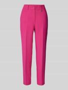 JOOP! Tapered Fit Stoffhose mit Bügelfalten in Fuchsia, Größe 38