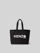 Kenzo Tote Bag mit Label-Print in Black, Größe 1