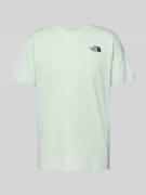 The North Face T-Shirt mit Logo-Print Modell 'REDBOX' in Hellgruen, Gr...