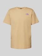 The North Face T-Shirt mit Logo-Print Modell 'REDBOX' in Khaki, Größe ...