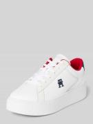 Tommy Hilfiger Ledersneaker mit Plateausohle Modell 'PLATFORM COURT' i...