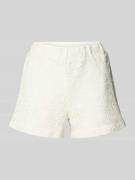 Jake*s Casual Bermudas mit elastischem Bund in Offwhite, Größe L