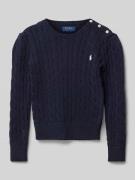 Polo Ralph Lauren Kids Strickpullover mit Logo-Stitching Modell 'CABLE...