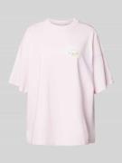 Pegador Oversized T-Shirt mit Label-Print Modell 'LUCIA' in Rosa, Größ...