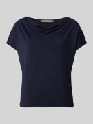 Christian Berg Woman Selection T-Shirt mit Wasserfall-Ausschnitt in Ma...